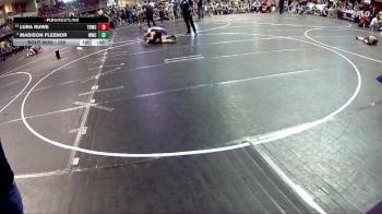 120 lbs Champ. Round 1 - Lura Ruwe, Tekamah Herman Wrestling Club vs Madison Fleenor, Westside Wrestling Club