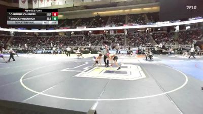 II-124 lbs Quarterfinal - Carmine Calimeri, Southwestern vs Brock Frederick, South Jefferson