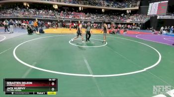 5A 157 lbs Cons. Round 1 - Sebastien Deleon, Amarillo Palo Duro vs Jack Murphy, College Station