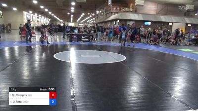 31 kg Semis - Matthew Campos, Red Wave Wrestling vs Quentin Neal, Greater Heights Wrestling