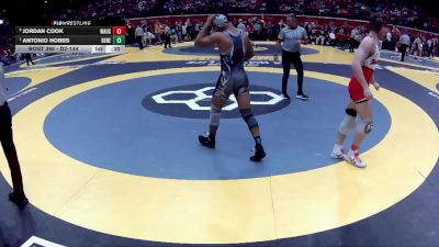 D2-144 lbs Cons. Semi - Antonio Hobbs, Benedictine vs Jordan Cook, Wauseon