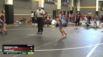 100 lbs Round 3 (6 Team) - Francesca Yurs, Illinois vs Piper Bailey, Rocky And The Bullwinkles