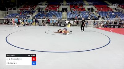 145 lbs Cons 16 #2 - Noelle Alexander, CA vs Clare Waite, ID