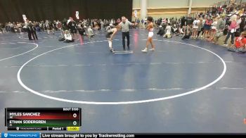 119 lbs Champ. Round 2 - Myles Sanchez, NE vs Ethan Sodergren, IA