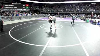 Champ. Round 1 - Kason Barry, Philip/Kadoka Area/Wall vs Gannon Gilligan, Kingsbury County