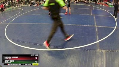 67 lbs Quarterfinal - Grey Dias, Shootbox vs Mason Hanna, WESTLAKE