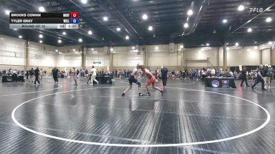 165 lbs Round Of 16 - Brooks Cowan, NorthSide WC vs Tyler Gray, Wellington
