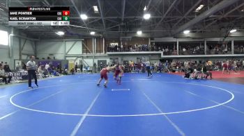 157 lbs Cons. Round 3 - Kael Scranton, Coe vs Jake Pontier, Coe