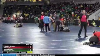 155 lbs Champ. Round 1 - Charis Gonyo, North Scott vs Kysa Klein, Waverly-Shell Rock