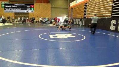 149 lbs Cons. Semi - Luke VanBrabant, Cuesta vs Kaden Pryor, Cuesta