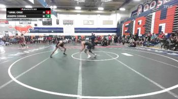 132 lbs Champ. Round 2 - Uriel Cruz, Paloma Valley vs Joseph Correa, Rancho Cucamonga