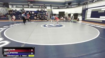 130 lbs Round 2 (4 Team) - Abbie Colvin, Utah 1 vs Olivia Byington, Utah 2