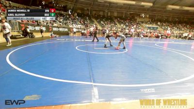 76 lbs Consi Of 16 #1 - James Newell III, Springs Elite vs Abel Glover, Brushy Wrestling Club