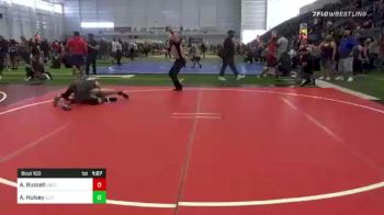 122 lbs Quarterfinal - Aj Russell, LWC/Bluestarr vs Aiden Hulsey, Elite Force