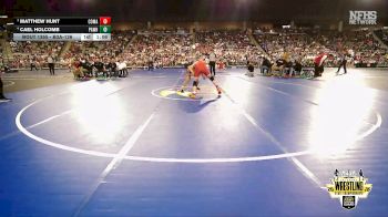 B3A-126 lbs Semifinal - Matthew Hunt, Comanche vs Cael Holcomb, Pawhuska