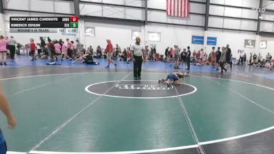 45 lbs Round 5 (6 Team) - Emerick Ishuin, BELIEVE TO ACHEIVE vs Vincent James Cardente, GREAT BRIDGE WRESTLING CLUB