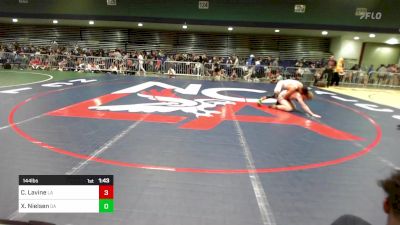 144 lbs Round Of 128 - Caleb Lavine, LA vs Xander Nielsen, GA