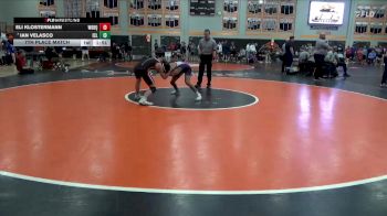 132 lbs 7th Place Match - Ian Velasco, Iowa City, Liberty vs Eli Klostermann, Western Dubuque