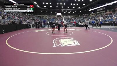 130 lbs Champ. Round 1 - Breann Bradley, Goddard Hs vs Isabel Reyes, Tecumseh - Shawnee Heights HS