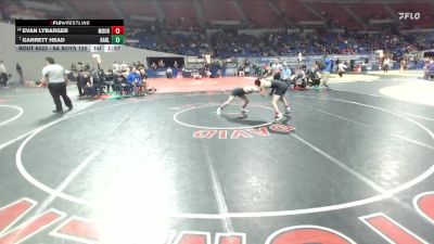 6A Boys 120 lbs Champ. Round 1 - Garrett Head, Barlow Boys vs Evan Lybarger, Mountainside Boys