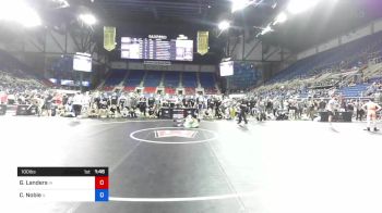 100 lbs Quarters - Gavin Landers, Iowa vs Caleb Noble, Illinois