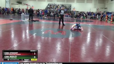 105 lbs Round 3 - Cora Stewart, Askren Wrestling Academy vs Cora Bighley, Somerset Wrestling