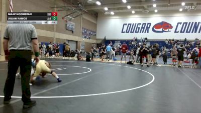 127-136 lbs Round 3 - Julian Ramos, Aloha vs Maaz Nooristani, Southridge High School