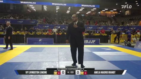 Ivy Livingston LeMoine vs Amelia Madrid Brandt 2026 Pan Kids Jiu-Jitsu IBJJF Championship