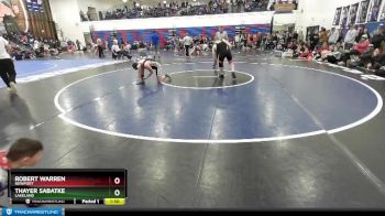 160 lbs Cons. Round 4 - Thayer Sabatke, Lakeland vs Robert Warren, Newport