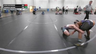 96 lbs Round 5 (8 Team) - Kaedrick Brown, CTWHALE Blue vs Adam Bachmann, Mat Assassins Black