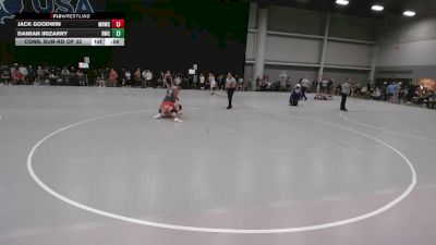 157 lbs Cons. Sub-rd Of 32 - Jack Goodwin, Mile High Wrestling Club vs Damian Irizarry, Hawkstyle Wrestling Club
