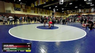 97/102 Round 2 - Jacob Green, Fallbrook Wrestling Club vs Damon Cianciosi, Poway Elite