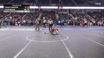 65 lbs Cons. Round 1 - Rylie Meitler, Team Lightning Wrestling Club vs Mayah Passmore, Chase County