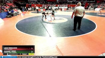 3A 150 lbs Cons. Semi - Dominic Serio, Aurora (West Aurora) vs Jack Ferguson, Yorkville (H.S.)