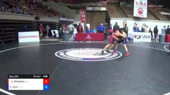 120 lbs Cons. Semi - James Mendoza, Sanger Warpath Wrestling Club vs Carter Ruiz, Team Arcata Wrestling Club