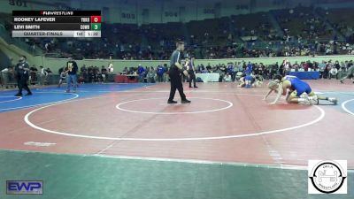 123 lbs Quarterfinal - Rooney LaFever, Yukon vs Levi Smith, Cowboy Wrestling Club