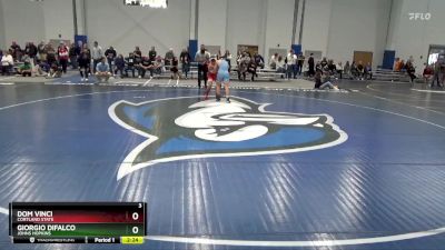 141 lbs Semifinal - Dom Vinci, Cortland State vs Giorgio Difalco, Johns Hopkins