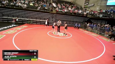 4A 170 lbs Quarterfinal - Alize Acosta, Stansbury vs Bryndi Winget, Mountain View