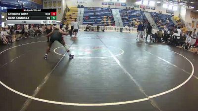 132 lbs Round 1 (8 Team) - Anthony Gray, Wellington Black vs Gabe Gandulla, Stampeders