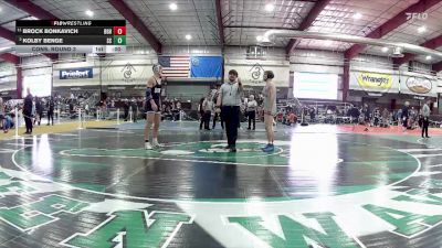 175 lbs Cons. Round 3 - Kolby Benge, Spanish Springs vs Brock Bonkavich, Bishop Gorman HS