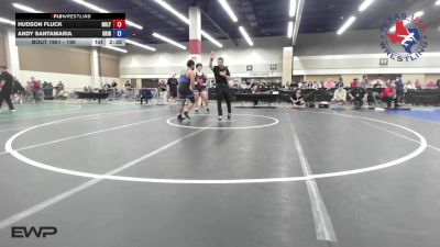 190 lbs Round Of 64 - Hudson Fluck, Nolfpack Wrestling Academy vs Andy Santamaria, Grind House Wrestling Academy
