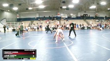 112 lbs Champ. Round 3 - Timothy Hanna, North Branch vs Layne Martin, Michigan Premier