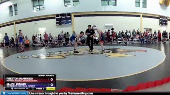 132 lbs Champ. Round 1 - Preston Hammond, Midwest Regional Training Center vs Elijah Broady, Contenders Wrestling Academy