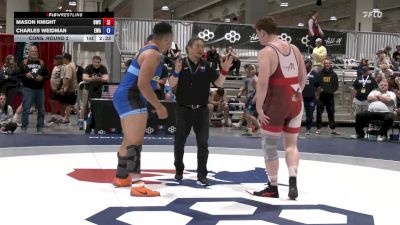 125 lbs Cons. Round 2 - Mason Knight, Olivet Wrestling Club vs Charles Weidman, Empire Wrestling Academy