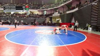 113-2A Cons. Round 1 - Sawyer Ruark, Morgan County vs Landyn Hinson, Pike County