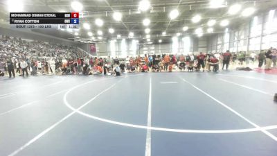 100 lbs Quarters - Mohammad Osman Etekal, NW Spartans Wrestling vs Ryan Cotton, Outlaw Wrestling Club