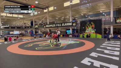 250 lbs 3rd Place Match - Logan McClellan, Unattached vs Sebastian Morera, Gladiator Wrestling