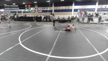 101 lbs Round Of 16 - Sophia Rodriguez, Victory Wrestling-Central WA vs Arianna Rodriguez, Valiant College Prep