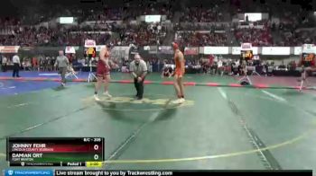 Champ. Round 1 - Johnny Fehr, Lincoln County (Eureka) vs Damian Ort, Fort Benton