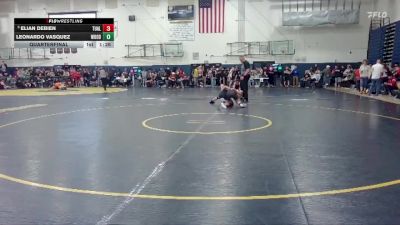 132 lbs Quarterfinal - Elian Debien, Tualatin vs Leonardo Vasquez, Woodburn